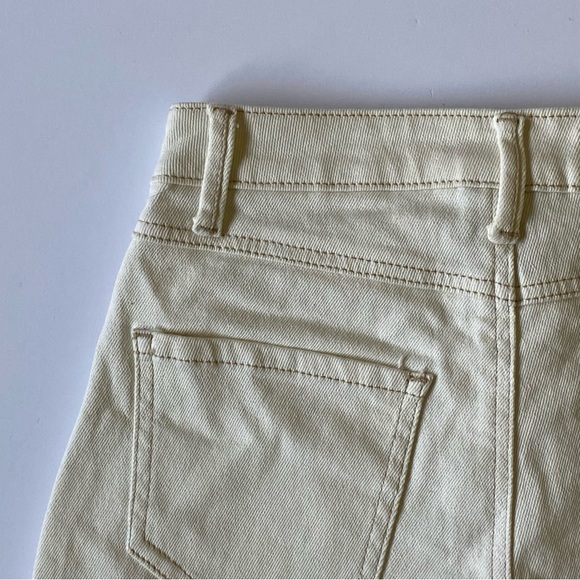 Shorts Size 1 25 Super High Rise New York Rewash Ivory White Juniors Cutoff EUC - Picture 16 of 16
